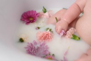 milk bath baby photography fort worth texas