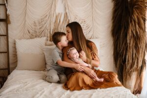 Fort Worth Family and Newborn Indoor Photoshoot
