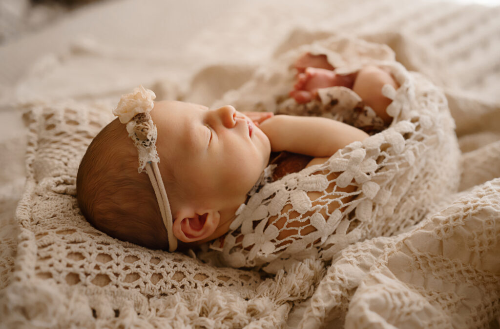 neutral newborn photography studio