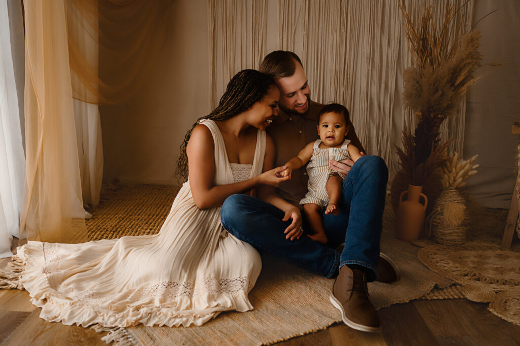 Indoor Fort Worth Studio Family Photos by Paula Goforth