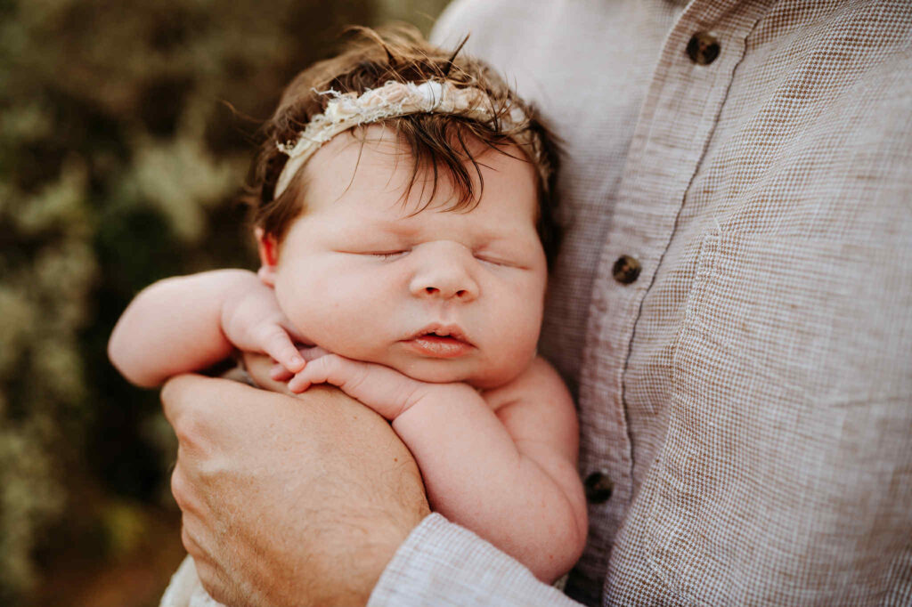 Golden light maternity and newborn session in Fort Worth 