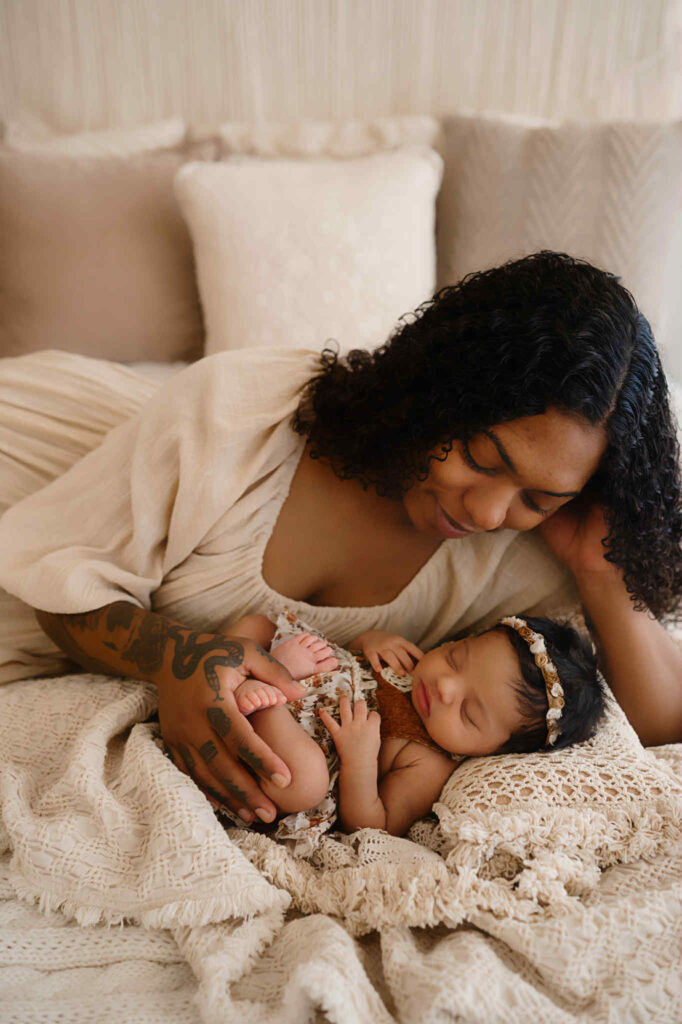 Newborn baby session in Fort Worth