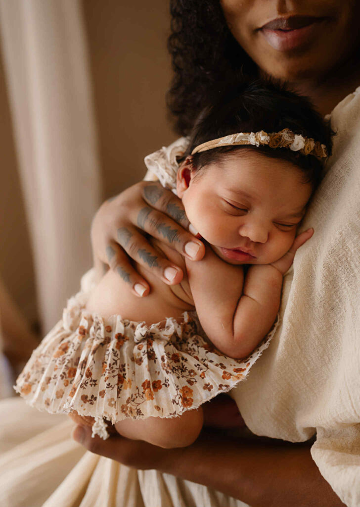 Newborn baby session in Fort Worth