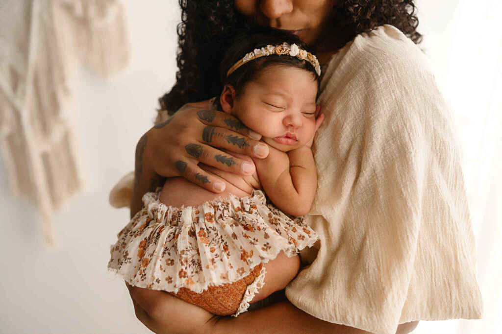 Newborn baby session in Fort Worth