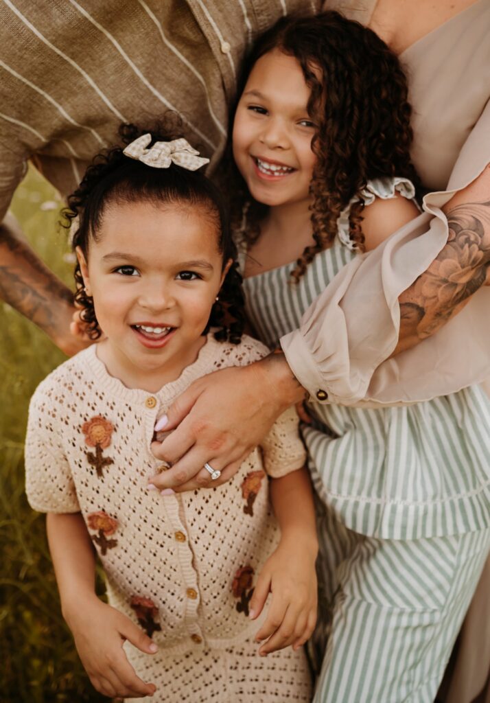 Golden hour toddlers photos in Fort Worth 