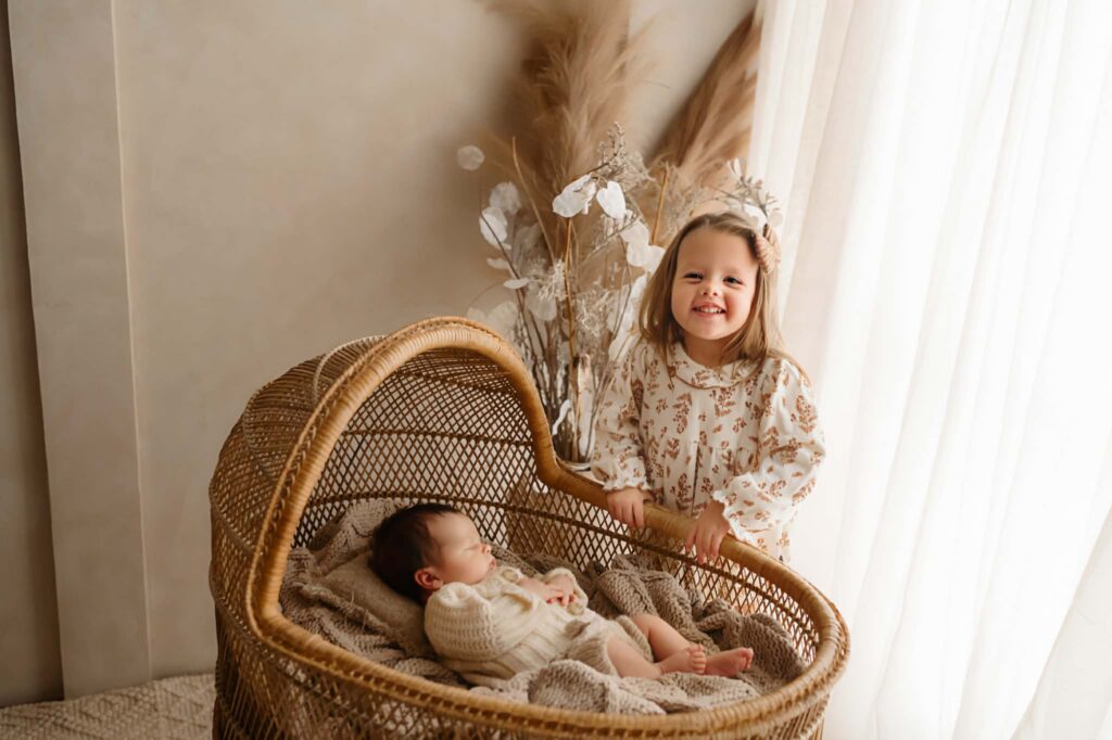 How to Include Your Toddler in a Fort Worth Newborn Photo Session